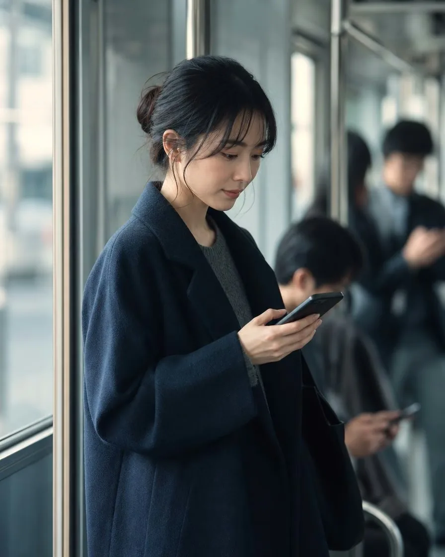 スマートフォンの連絡を読む候補者