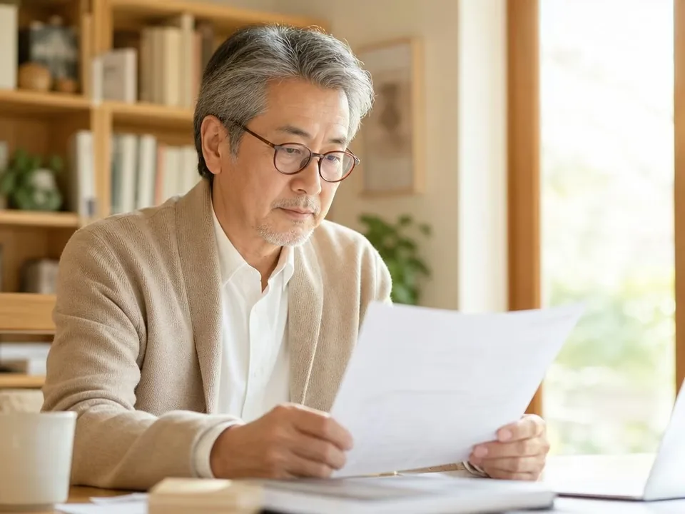 コンサルタントがレポートを読む